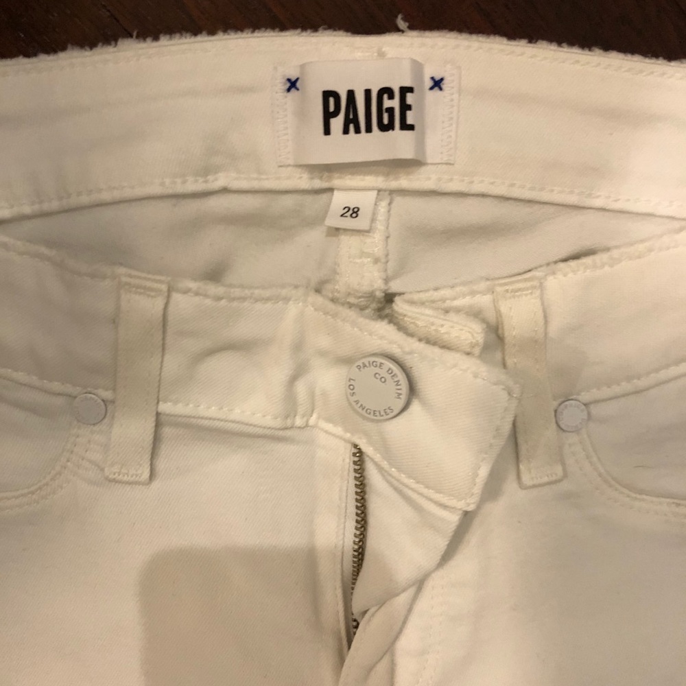 Brand new Paige distressed skinny jeans